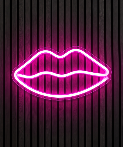 Lips Neon-Beleuchtung
